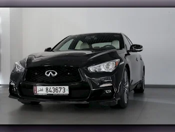Infiniti  Q  50 S  2023  Automatic  14,930 Km  6 Cylinder  Rear Wheel Drive (RWD)  Sedan  Black  With Warranty