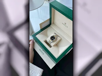 ساعات - رولكس  - ساعات ميكانيكية  - أسود  - ساعات نسائي