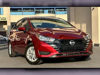 نيسان  صني  4 سلندر  سيدان  أحمر غامق  2024