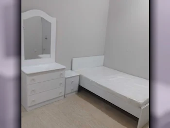 Beds - Single  - White  - Mattress Included  - With Bedside Table
