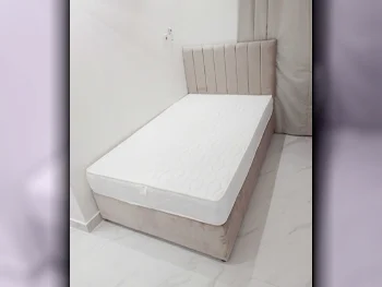Beds - Single  - Brown  - Mattress Included