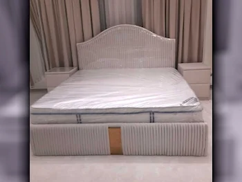 Beds - King  - Multicolor  - Mattress Included  - With Bedside Table