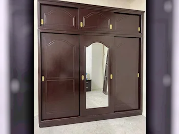 Wardrobes & Dressers - Doha Furniture  - Wardrobes  - Brown