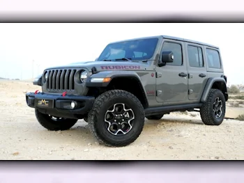 Jeep  Wrangler  Rubicon  2023  Automatic  34,000 Km  6 Cylinder  Four Wheel Drive (4WD)  SUV  Gray  With Warranty