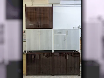 أدراج وخزائن المطبخ - أبيض - قطر