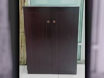 Wardrobes & Dressers - Doha Furniture  - Shoe Racks  - Brown
