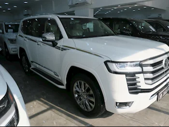 تويوتا  لاند كروزر  في اكس ار توين توربو  2024  اوتوماتيك  0 كم  6 سلندر  دفع رباعي  اس يو في  أبيض  تحت الضمان