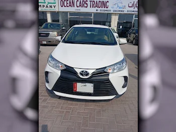 Toyota  Yaris  2021  Automatic  76,000 Km  4 Cylinder  Front Wheel Drive (FWD)  Sedan  White