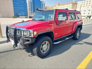 Hummer  H3  2009  Automatic  160,000 Km  5 Cylinder  Four Wheel Drive (4WD)  SUV  Red & Silver