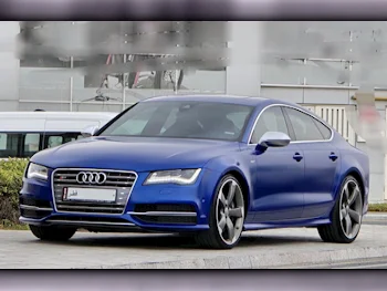 Audi  S  7  2015  Automatic  107,000 Km  8 Cylinder  Rear Wheel Drive (RWD)  Sedan  Blue  With Warranty