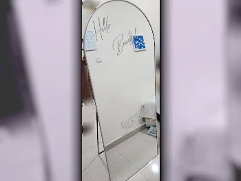 Mirrors Full Length  Round  Medium  Folding  White