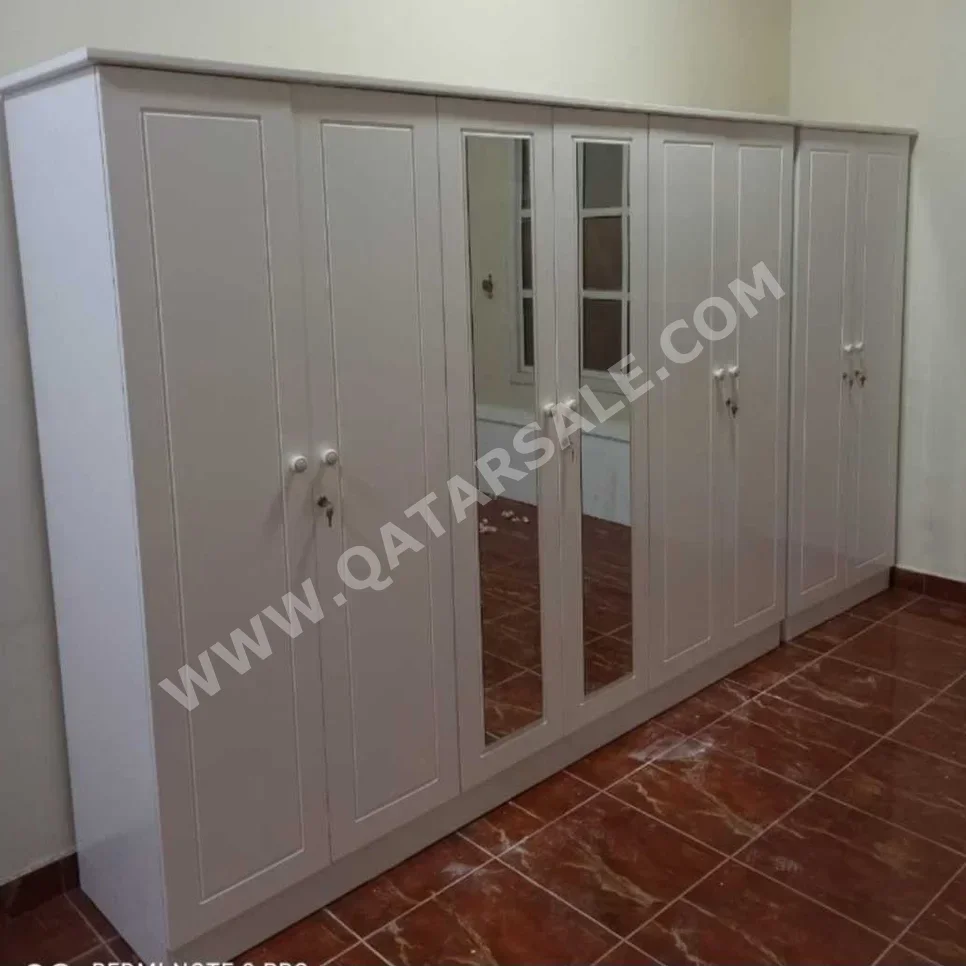 خزائن ودواليب الملابس والزينة - دوحة فيرنيتشر  - خزائن  - أبيض