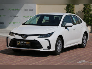 تويوتا  كورولا  اكس ال اي  2024  اوتوماتيك  8,000 كم  4 سلندر  سحب امامي  سيدان  أبيض  تحت الضمان