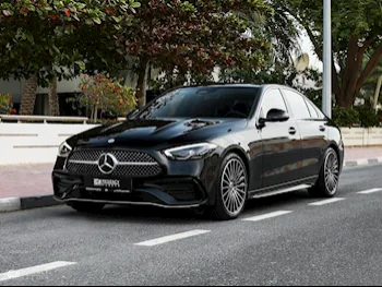 مرسيدس - بنز  200 سي  4 سلندر  سيدان  أسود  2025