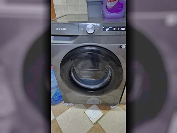 مجموعات الغسالات والمجففات WW90T55  سامسونج \  9 كغ  ستانلس ستيل  2020  غسالة تحميل أمامي  كهرباء