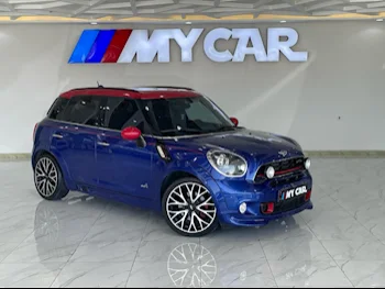 Mini  Cooper  CountryMan JCW  2015  Automatic  105,000 Km  4 Cylinder  Front Wheel Drive (FWD)  Hatchback  Blue
