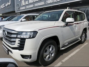 تويوتا  لاند كروزر  جي اكس ار توين توربو  2025  اوتوماتيك  0 كم  6 سلندر  دفع رباعي  اس يو في  أبيض  تحت الضمان