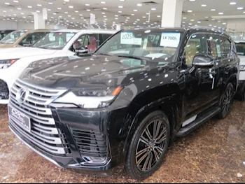 لكزس  ال اكس  700 اتش  2025  اوتوماتيك  0 كم  6 سلندر  دفع رباعي  اس يو في  أسود  تحت الضمان
