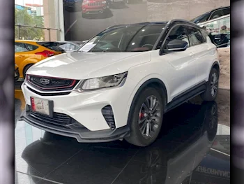 Geely  Coolray  Sport Limited  2023  Automatic  32,500 Km  3 Cylinder  Front Wheel Drive (FWD)  SUV  White  With Warranty