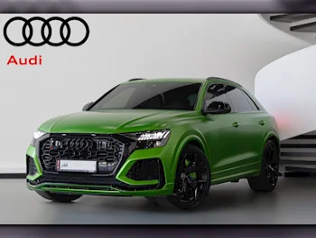 Audi  RSQ8  2022  Automatic  21,000 Km  8 Cylinder  All Wheel Drive (AWD)  SUV  Green  With Warranty