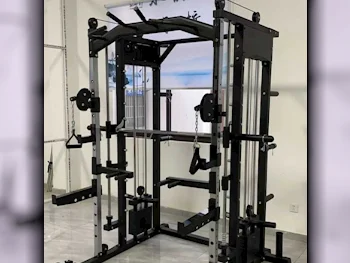 آلات معدات الجيم - جهاز ضغط رجل جالس  - أسود  0 سانتيمتر  2022  0 سانتيمتر  150 كيلوغرام  مع التركيب  مع التسليم