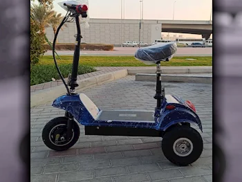 سكوترات سكوتر الثلاث عجلات  - متعدد الألوان  - قابل للطي