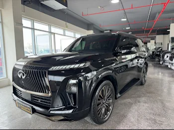 Infiniti  QX  80  2025  Automatic  7,000 Km  8 Cylinder  Four Wheel Drive (4WD)  SUV  Black  With Warranty