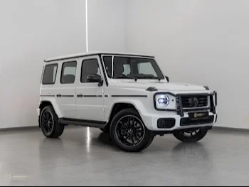 Mercedes-Benz  G-Class  500  2025  Automatic  0 Km  6 Cylinder  Four Wheel Drive (4WD)  SUV  White  With Warranty