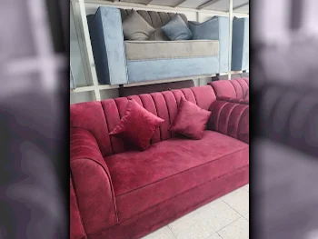 الأرائك والكنب والكراسي لايف ستايل  كنبة بمقعدين  - قماش  - متعدد الألوان