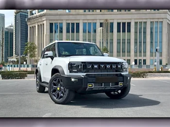 جيتور  تي 2  لكجري  2025  اوتوماتيك  0 كم  4 سلندر  دفع رباعي  اس يو في  أبيض  تحت الضمان