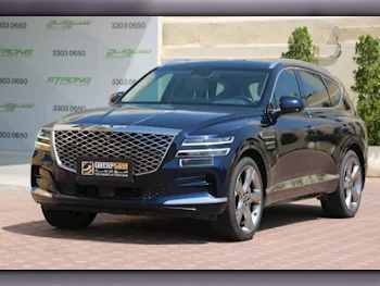 Genesis  GV 80  2021  Automatic  78,000 Km  6 Cylinder  Four Wheel Drive (4WD)  SUV  Blue  With Warranty
