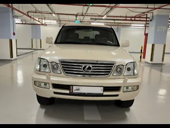Lexus  LX  470  2007  Automatic  128,000 Km  8 Cylinder  Four Wheel Drive (4WD)  SUV  Beige  With Warranty