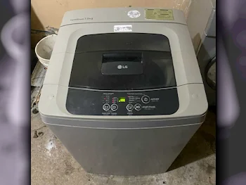 غسالة ملابس & الكل في واحد ال جي \  غسالة تحميل علوي  فضة  متصلة بالواي-فاي