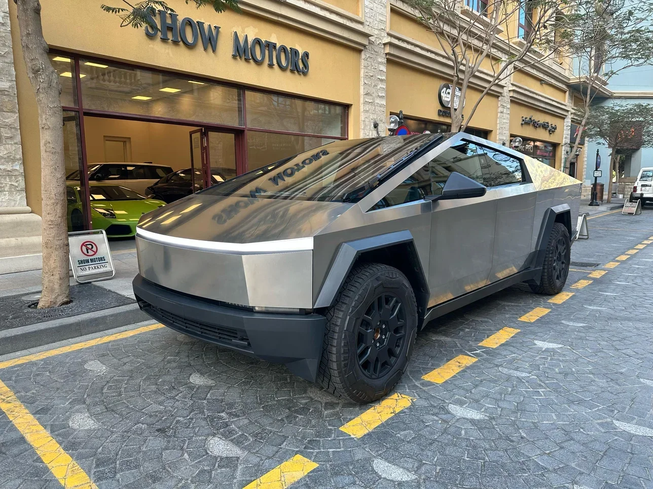 Tesla  Cybertruck  Foundation Series  2024  Automatic  0 Km  0 Cylinder  All Wheel Drive (AWD)  Pick Up  Gray  With Warranty