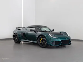  Lotus  Exige  Sport 390 Final Edition  2022  Manual  4,700 Km  6 Cylinder  Rear Wheel Drive (RWD)  Convertible  Green  With Warranty