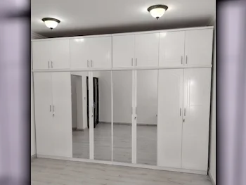 خزائن ودواليب الملابس والزينة - دوحة فيرنيتشر  - خزائن  - أبيض