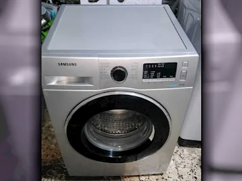 غسالة ملابس & الكل في واحد سامسونج \  غسالة تحميل أمامي  اللون الرمادي