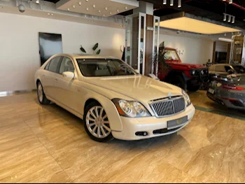 مايباخ  تايب 57  2008  اوتوماتيك  47,000 كم  12 سلندر  دفع كلي مستمر  سيدان  أبيض لؤلؤي