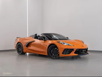 Chevrolet  Corvette  C8  2024  Automatic  6,500 Km  8 Cylinder  Rear Wheel Drive (RWD)  Convertible  Orange  With Warranty
