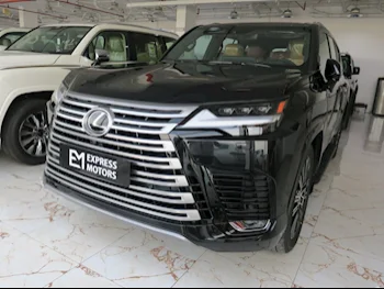 لكزس  ال اكس  600 لكجري  2024  اوتوماتيك  0 كم  6 سلندر  دفع رباعي  اس يو في  أسود  تحت الضمان