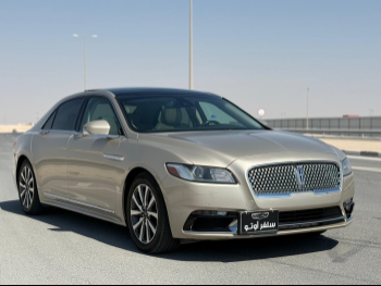 Lincoln  Continental  2017  Automatic  84,000 Km  6 Cylinder  Rear Wheel Drive (RWD)  Sedan  Beige
