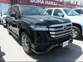 تويوتا  لاند كروزر  جي اكس ار توين توربو  2024  اوتوماتيك  0 كم  6 سلندر  دفع رباعي  اس يو في  أسود  تحت الضمان