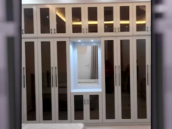 خزائن ودواليب الملابس والزينة - دوحة فيرنيتشر  - خزائن  - أبيض