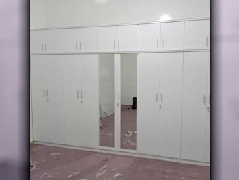 خزائن ودواليب الملابس والزينة - دوحة فيرنيتشر  - خزائن  - أبيض