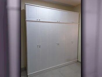 خزائن ودواليب الملابس والزينة - دوحة فيرنيتشر  - خزائن  - أبيض