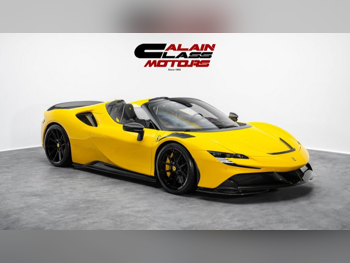 Ferrari  SF90 Spider  2022  Automatic  8,285 Km  8 Cylinder  Rear Wheel Drive (RWD)  Convertible  Yellow