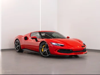 Ferrari  296  GTB  2024  Automatic  700 Km  6 Cylinder  Rear Wheel Drive (RWD)  Coupe / Sport  Red  With Warranty