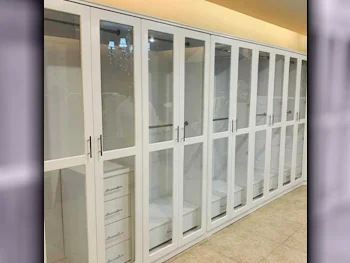 خزائن ودواليب الملابس والزينة - دوحة فيرنيتشر  - خزائن  - أبيض