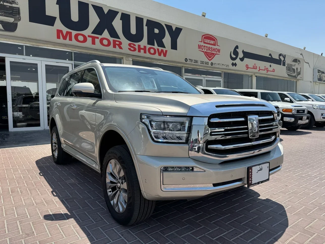 GWM  Tank  500  2025  Automatic  9,000 Km  6 Cylinder  Four Wheel Drive (4WD)  SUV  Light Gold  With Warranty