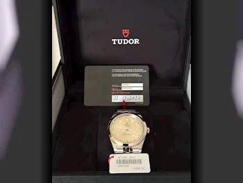 ساعات - تودور  - ساعات ميكانيكية  - فضة  - ساعات رجالي